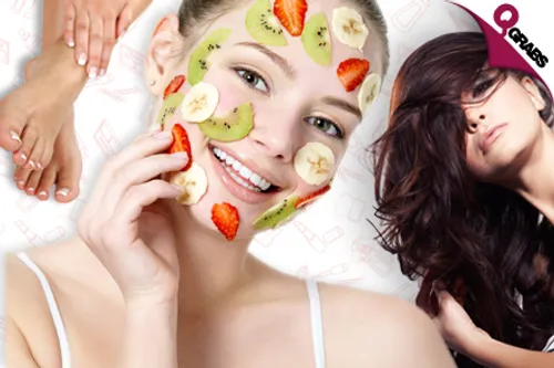 For QR99 Get a Hair Treatment with a Wash, Cut & Blow Dry OR for QR149 Receive a Fresh Fruit Facial, Arm & Underarm Wax & Mani/ Pedi - BOTH with an Eyebrow & Upper Lip Fix!